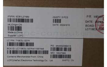 Lenovo 5CB1L27560 Tastatur inkl. Topcase französisch/arabsich L82XQ AGNBL