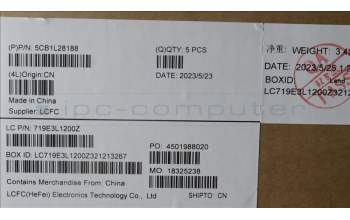 Lenovo 5CB1L28188 Tastatur inkl. Topcase ASM_EURO ENGL82XQAGFPBL