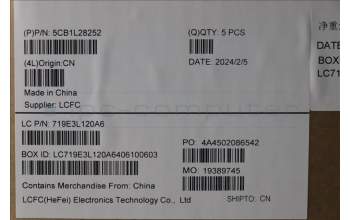 Lenovo 5CB1L28252 Tastatur inkl. Topcase ASM_FRA L82XQ FB BL