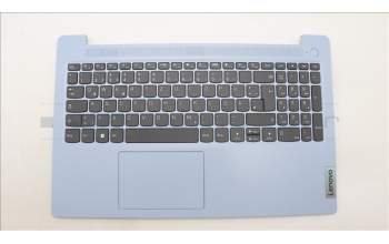 Lenovo 5CB1L28290 C-Cover with keyboard, German, Frost Blue, Non-Backlight, UK