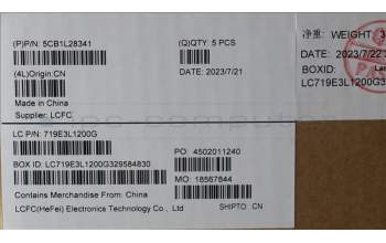 Lenovo 5CB1L28341 Tastatur inkl. Topcase ASM_UK L82XQ FBFP NBL