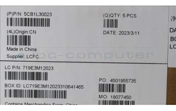 Lenovo 5CB1L30023 Tastatur inkl. Topcase deutsch L82XN FP AG