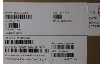 Lenovo 5CB1L30066 Tastatur inkl. Topcase schweiz L82XN FP AG BL