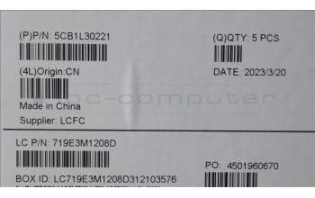 Lenovo 5CB1L30221 Tastatur inkl. Topcase ASM_RUS L82XN NFP AG