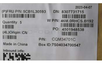 Lenovo 5CB1L30593 Tastatur inkl. Topcase ASM_ENG W 82Y0 AB BL