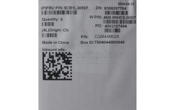 Lenovo 5CB1L30597 Tastatur inkl. Topcase spanisch W 82Y0 AB BL