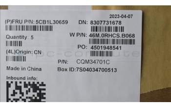 Lenovo 5CB1L30659 Tastatur inkl. Topcase ASM_UK W 82Y0 AG BL