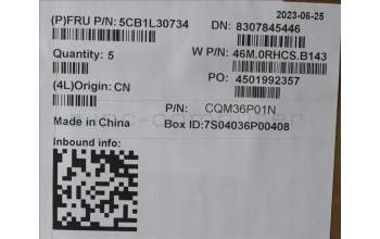 Lenovo 5CB1L30734 Tastatur inkl. Topcase deutsch W 82Y0 SB BL