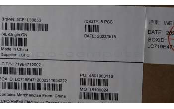 Lenovo 5CB1L30853 Tastatur inkl. Topcase ASM_ARA L82WK ONGY RGB