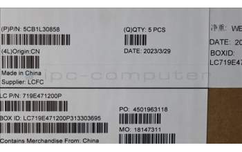 Lenovo 5CB1L30858 Tastatur inkl. Topcase ASM_ENG L82WK ONGY RGB