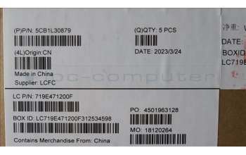 Lenovo 5CB1L30879 Tastatur inkl. Topcase spanisch L82WK ONGY RGB