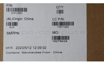 Lenovo 5CB1L30925 Cover L 83BU A TT MINI w/tape