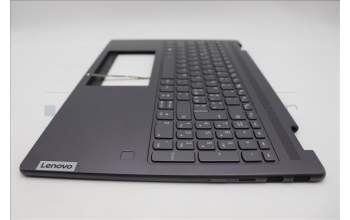 Lenovo 5CB1L31840 C-Abdeckung mit Tastatur, Italienisch, sturmgrau, Fingerabdruckleser