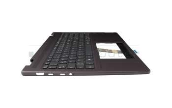 5CB1L31845 Original Lenovo Tastatur inkl. Topcase DE (deutsch) grau/grau mit Backlight