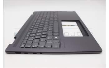 Lenovo 5CB1L31864 C-Abdeckung mit Tastatur, Französisch, sturmgrau, Fingerabdruck