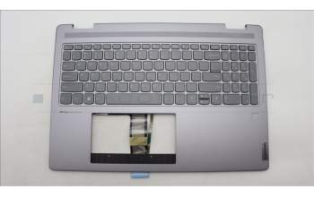 Lenovo 5CB1L31922 C-Cover with keyboard,English,Arctic Grey,FingerPrint
