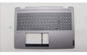 Lenovo 5CB1L37208 C-Abdeckung mit Tastatur, Deutsch, Arktisgrau, Ohne_Fingerabdruckscanner