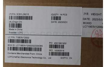 Lenovo 5CB1L39215 Cover L 21J8 LCD 60HZ SG