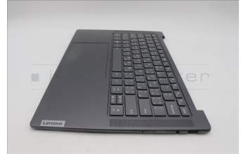 Lenovo 5CB1L39368 C-Abdeckung mit Tastatur, Arabisch, sturmgrau, Puresight-Logo, US