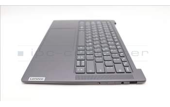 Lenovo 5CB1L39414 C-Abdeckung mit Tastatur, Hebräisch, Sturmgrau