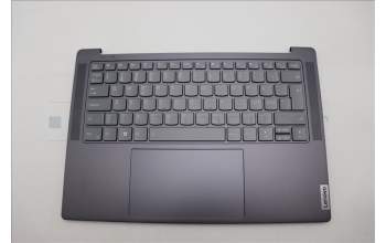 Lenovo 5CB1L39449 C-Abdeckung mit Tastatur, Skandinavien, sturmgrau, Puresight-Logo
