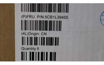 Lenovo 5CB1L39455 C-Abdeckung mit Tastatur, Russisch, Sturmgrau