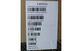 Lenovo 5CB1L39514 Tastatur inkl. Topcase ASM_CZE/SLK H82Y7TTPS