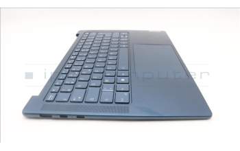 Lenovo 5CB1L39526 C-Abdeckung mit Tastatur, Französisch, Aquamarinblau, mit Puresight Logo