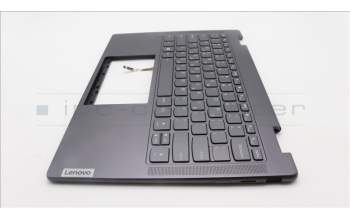Lenovo 5CB1L40805 C-Abdeckung mit Tastatur, Griechisch, Sturmgrau, Ohne_Fingerabdruckscanner