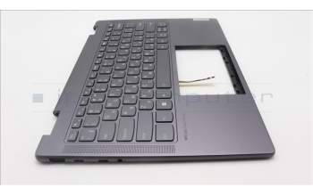 Lenovo 5CB1L40830 C-Abdeckung mit Tastatur, Russisch, Sturmgrau, Ohne_Fingerabdruckscanner