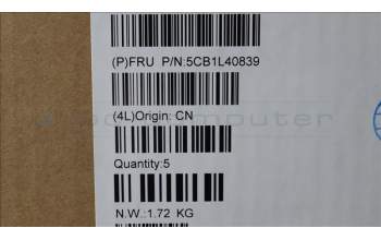 Lenovo 5CB1L40839 Tastatur inkl. Topcase ASM_ENG H 82YL NFP STGY