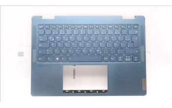 Lenovo 5CB1L40858 C-Abdeckung mit Tastatur, Deutsch, Aquamarinblau, Ohne_Fingerabdruckscanner