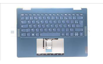 Lenovo 5CB1L40877 C-Cover with keyboard,French,Tidal Teal,Non_Fingerprint