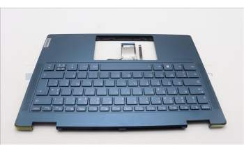 Lenovo 5CB1L40877 C-Abdeckung mit Tastatur, Französisch, Aquamarinblau, Ohne_Fingerabdruckscanner