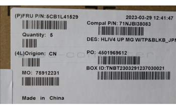 Lenovo 5CB1L41529 Tastatur inkl. Topcase ASM_JPN C21JC MGBL