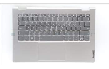 Lenovo 5CB1L43732 C-Abdeckung mit Tastatur, Hebräisch, Hintergrundbeleuchtung