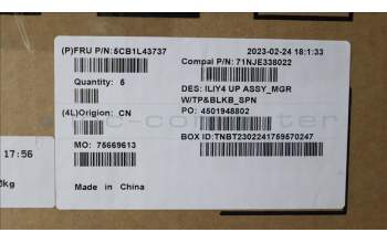 Lenovo 5CB1L43737 Tastatur inkl. TopcaseASM_SPA C21JG MG BL