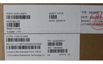 Lenovo 5CB1L44975 C-Abdeckung mit Tastatur, Portugiesisch, arktisgrau