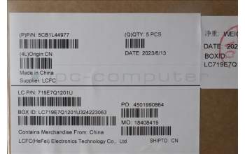 Lenovo 5CB1L44977 C-Abdeckung mit Tastatur, Slowenisch, arktisgrau