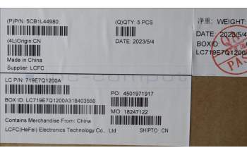 Lenovo 5CB1L44980 Tastatur inkl. Topcase ASM_TC L83AQ A/G