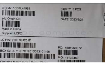 Lenovo 5CB1L44981 Tastatur inkl. Topcase ASM_THAI L83AQ A/G