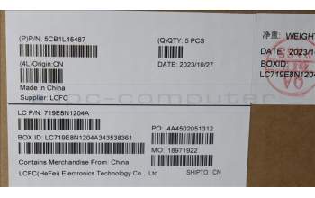 Lenovo 5CB1L45487 C-Abdeckung mit Tastatur, Portugiesisch, tiefblau, Ohne_Hintergrundbeleuchtung