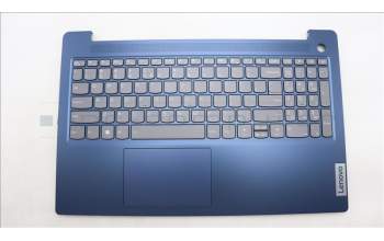 Lenovo 5CB1L45568 C-Abdeckung mit Tastatur, Englisch (US, Euro), tiefblau, Hintergrundbeleuchtung, Fingerabdruckleser