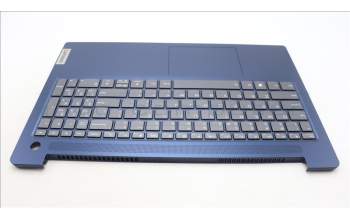 Lenovo 5CB1L45568 C-Abdeckung mit Tastatur, Englisch (US, Euro), tiefblau, Hintergrundbeleuchtung, Fingerabdruckleser