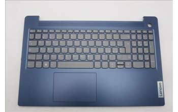 Lenovo 5CB1L45578 C-Abdeckung mit Tastatur, Italienisch, tiefblau, Hintergrundbeleuchtung, Fingerabdruckleser