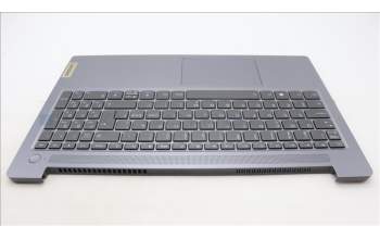 Lenovo 5CB1L45732 C-Abdeckung mit Tastatur, Skandinavien, arktisgrau, Hintergrundbeleuchtung