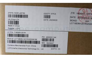 Lenovo 5CB1L45750 C-Abdeckung mit Tastatur, Portugiesisch, arktisgrau, Ohne_Hintergrundbeleuchtung