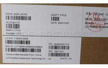 Lenovo 5CB1L45762 C-Abdeckung mit Tastatur, Ungarisch, arktisgrau, Ohne_Hintergrundbeleuchtung