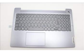 Lenovo 5CB1L45887 C-Abdeckung mit Tastatur, Italienisch, arktisgrau, Hintergrundbeleuchtung, Fingerabdruckleser