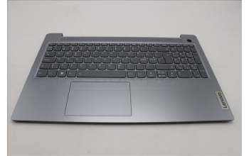 Lenovo 5CB1L45891 C-Abdeckung mit Tastatur, Skandinavien, arktisgrau, Hintergrundbeleuchtung, Fingerabdruckleser